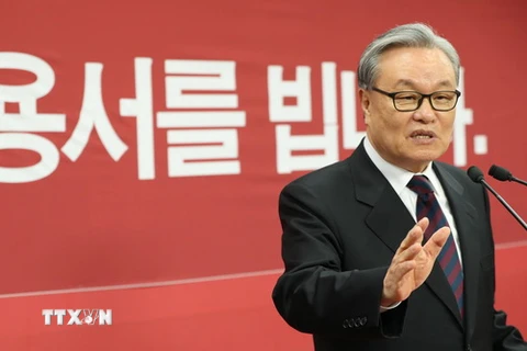 Nhà lãnh đạo lâm thời đảng Saenuri In Myung-jin. (Nguồn: EPA/TTXVN)