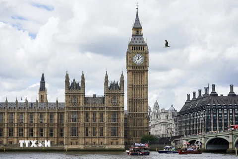 Tòa nhà Hạ viện Anh ở thủ đô London. (Nguồn: AFP/TTXVN)