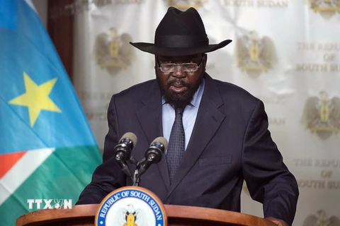 Tổng thống Nam Sudan Salva Kiir. (Nguồn: AFP/TTXVN)
