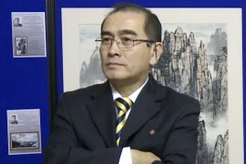 Cựu Phó Đại sứ Triều Tiên tại London Thae Yong Ho. (Nguồn: AFP)