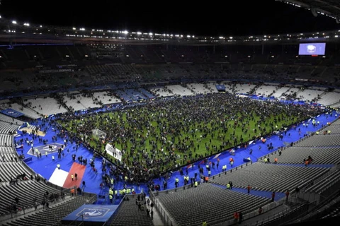 Sân vận động Stade de France trong ngày bị tấn công khủng bố. (Nguồn: AFP)