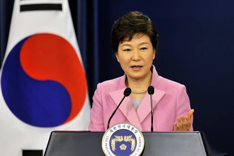 Tổng thống Hàn Quốc Park Geun-hye. (Nguồn: titanherald.com)