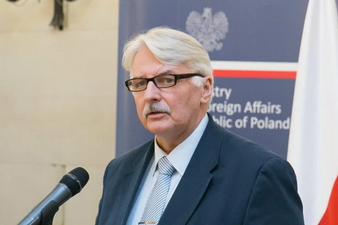 Bộ trưởng Ngoại giao Ba Lan Witold Waszczykowski. (Nguồn: Polskie Radio)
