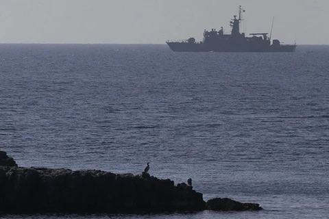 Tàu chiến Hy Lạp tập trận trên biển Aegean. (Nguồn: sputniknews.com)