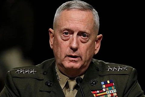 Bộ trưởng Quốc phòng Mỹ Jim Mattis. (Nguồn: AP)