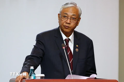 Tổng thống Myanmar U Htin Kyaw. (Nguồn: EPA/TTXVN)