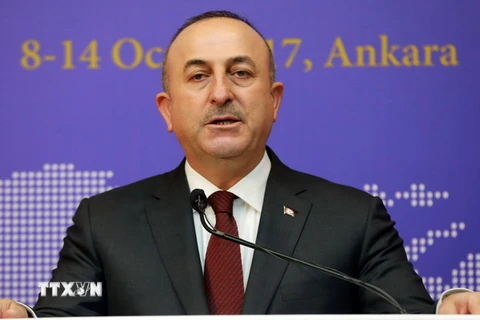 Ngoại trưởng Thổ Nhĩ Kỳ Mevlut Cavusoglu. (Nguồn: AFP/TTXVN)