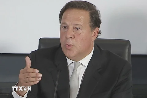 Tổng thống Panama Juan Carlos Varela. (Nguồn: EPA/TTXVN)
