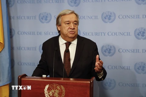 Tổng Thư ký Liên hợp quốc Antonio Guterres. (Nguồn: THX/TTXVN)