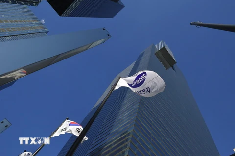 Trụ sở của tập đoàn Samsung ở Seoul, Hàn Quốc. (Nguồn: AFP/TTXVN)