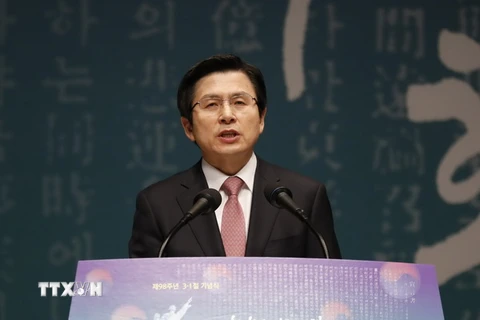 Quyền Tổng thống Hwang Kyo-ahn. (Nguồn: AFP/TTXVN)