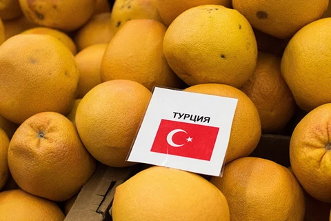 Nga đã dỡ bỏ lệnh cấm nhập khẩu đối với một số mặt hàng nông sản từ Thổ Nhĩ Kỳ. (Nguồn: Sputnik)