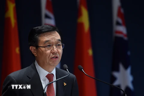 Bộ trưởng Thương mại Trung Quốc Cao Hổ Thành. (Nguồn: AFP/TTXVN)