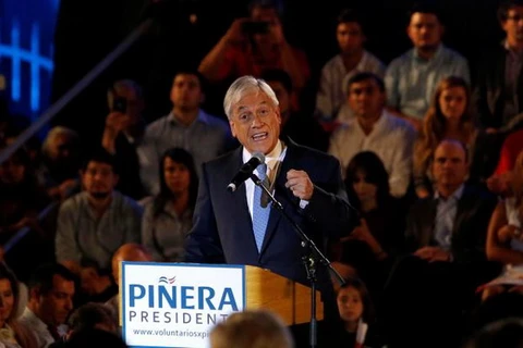 Ông Sebastian Pinera ra mắt chiến dịch vận động tranh cử Tổng thống Chile tại Santiago, Chile. (Nguồn: Reuters)
