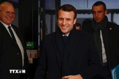 Ứng cử viên tổng thống Pháp Emmanuel Macron. (Nguồn: AFP/TTXVN)