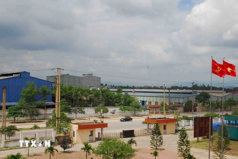 Một góc Khu công nghiệp Sông Công, Thái Nguyên. (Ảnh: Hồng Kỳ/TTXVN)
