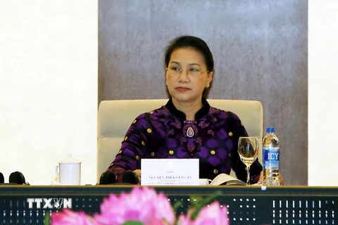 Chủ tịch Quốc hội Nguyễn Thị Kim Ngân. (Ảnh: Nguyễn Dân/TTXVN)