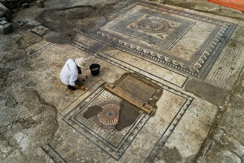 Nền móng của một công trình của thành phố cổ Ucetia huyền thoại. (Nguồn: sciencealert.com)