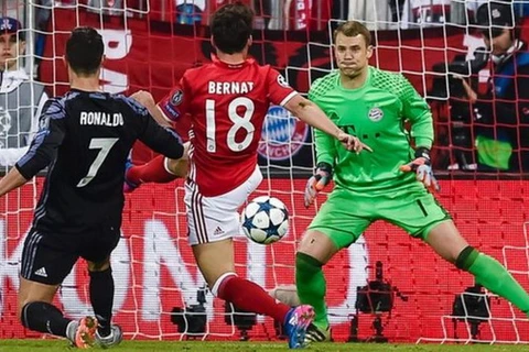 Một pha bóng trong trận thư hùng Real Madrid-Bayern Munich. (Nguồn: Getty Images)