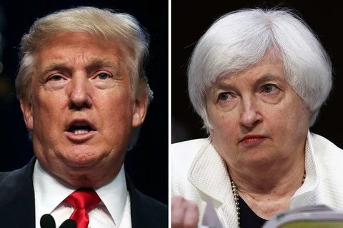 Tổng thống Mỹ Donald Trump (trái) và Chủ tịch Fed Janet Yellen. (Nguồn: nymag.com)