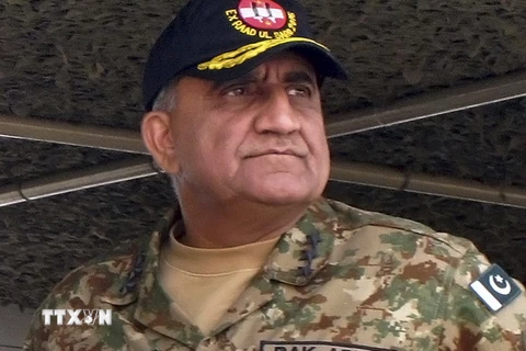 Tư lệnh Lục quân Pakistan, Tướng Qamar Javed Bajwa. (Nguồn: AP/TTXVN)