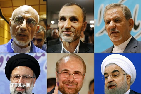 Sáu ứng cử viên Tổng thống Iran. (Nguồn: AFP/TTXVN)