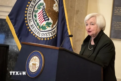 Chủ tịch Ngân hàng Dự trữ liên bang Mỹ Janet Yellen. (Nguồn: AFP/TTXVN)