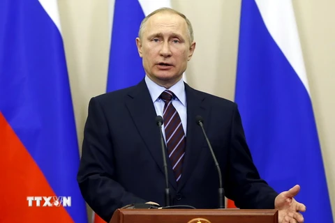 Tổng thống Nga Vladimir Putin. (Nguồn: AFP/TTXVN)