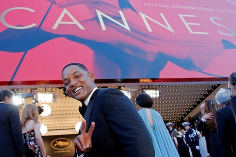 Nam diễn viên Will Smith, một giám khảo của Cannes 2017, tại buổi chiếu bộ phim mở màn Les Fantômes d'Ismaël. (Nguồn: Reuters)