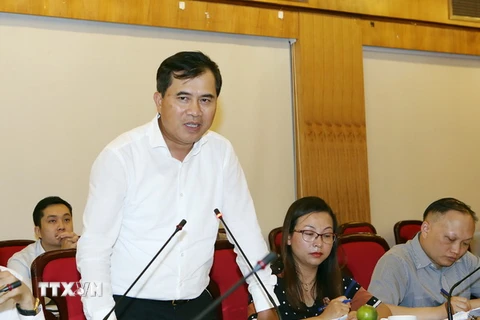 Thứ trưởng Bộ Xây dựng Lê Quang Hùng. (Ảnh: Nguyễn Dân/TTXVN)