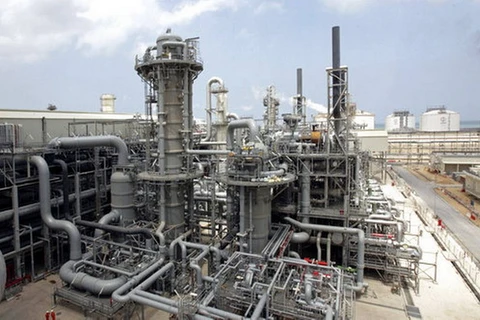 Nhà máy sản xuất khí đốt tại Ras Laffan, Qatar. (Nguồn: AP)