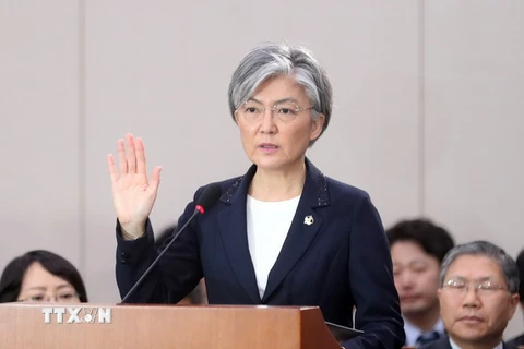 Bà Kang Kyung-wha. (Nguồn: EPA/YONHAP)