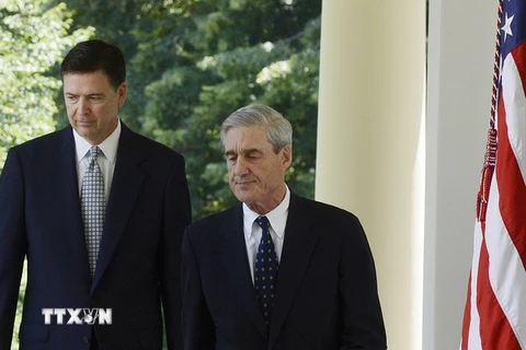 Ông Robert Mueller (phải) tại Nhà trắng. (Nguồn: EPA/TTXVN)