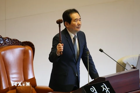 Chủ tịch Quốc hội Hàn Quốc Chung Sye-kyun. (Nguồn: EPA/TTXVN)