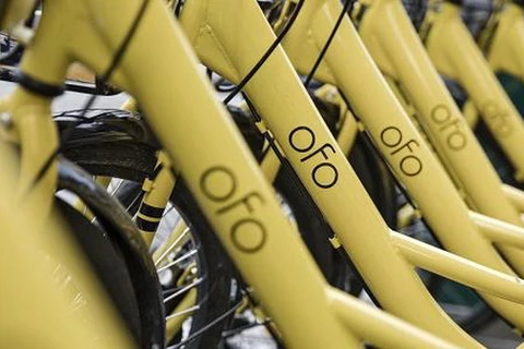 Xe đạp tham gia mạng lưới chia sẻ của Ofo. (Nguồn: Getty Images)