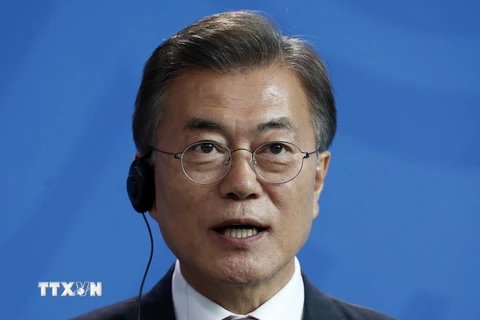 Tổng thống Hàn Quốc Moon Jae-in. (Nguồn: EPA/TTXVN)