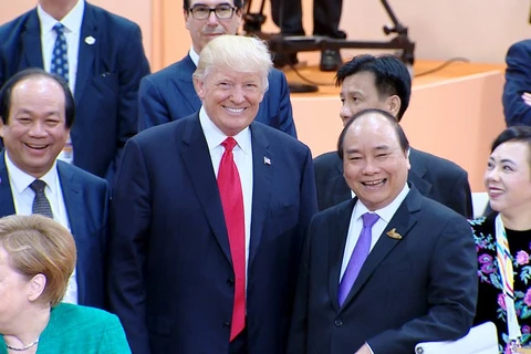 Thủ tướng Nguyễn Xuân Phúc và Tổng thống Mỹ Donald Trump. (Nguồn: Thông tin Chính phủ)