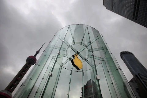 Một cửa hàng Apple tại Thượng Hải, Trung Quốc. (Nguồn: Reuters)