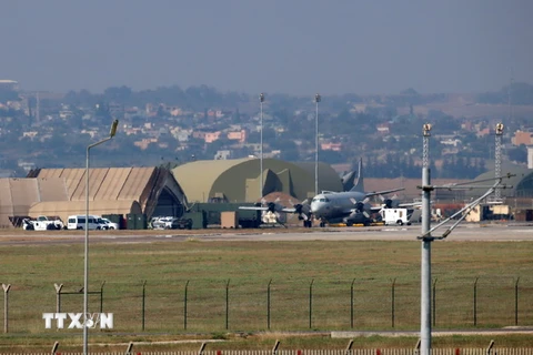 Căn cứ không quân Incirlik ở ngoại ô thành phố Adana, Đông Nam Thổ Nhĩ Kỳ. (Nguồn: AFP/TTXVN)