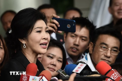 Cựu Thủ tướng Thái Lan Yingluck Shinawatra. (Nguồn: AFP/TTXVN)