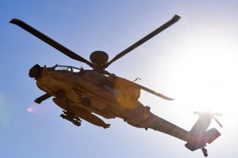 Trực thăng tấn công Apache. (Nguồn: timesofisrael.com)