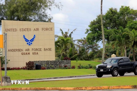 Căn cứ không quân Anderson ở Yigo, đảo Guam. (Nguồn: AFP/TTXVN)