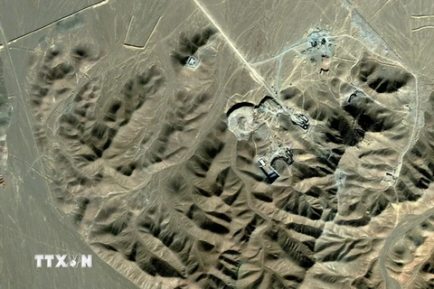 Một cơ sở được cho là nơi Iran làm giàu urani ở ngoại ô Qom. (Nguồn: AFP/TTXVN)