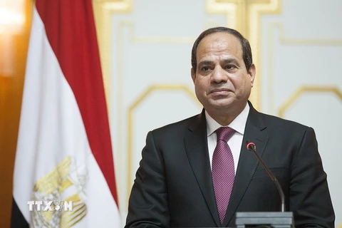 Tổng thống Ai Cập Abdel Fattah el-Sisi. (Nguồn: AFP/TTXVN)