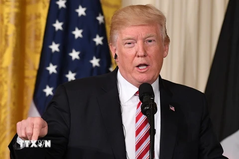 Tổng thống Mỹ Donald Trump trong cuộc họp ở thủ đô Washington. (Nguồn: AFP/TTXVN)