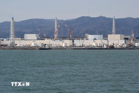 Nhà máy điện hạt nhân Fukushima Daiichi của công ty TEPCO. (Nguồn: AFP/TTXVN)