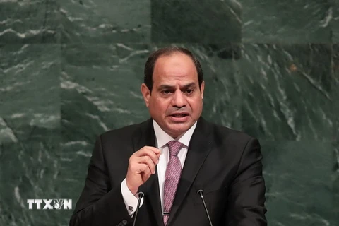 Tổng thống Ai Cập Abdel Fattah El-Sisi. (Nguồn: AFP/TTXVN)
