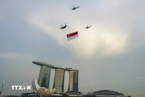 Quang cảnh vịnh Marina ở Singapore. (Nguồn: THX/TTXVN)