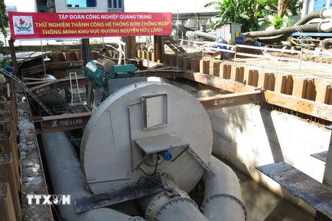 TP. Hồ Chí Minh: ''Siêu máy bơm'' tê liệt khi xảy ra ngập nước