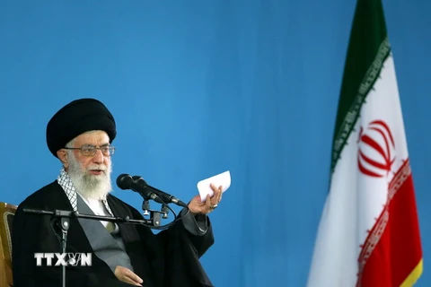 Đại giáo chủ Iran Ali Khamenei phát biểu tại Tehran. (Nguồn: AFP/TTXVN)